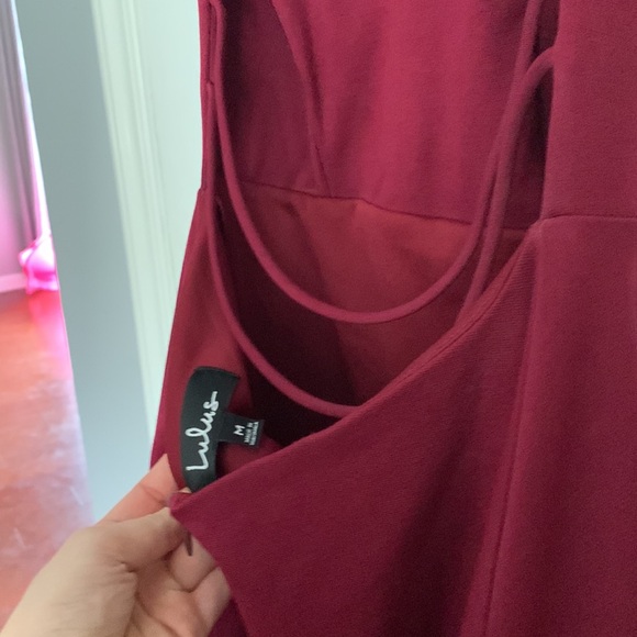 Maroon Lulus dress - Picture 3 of 3